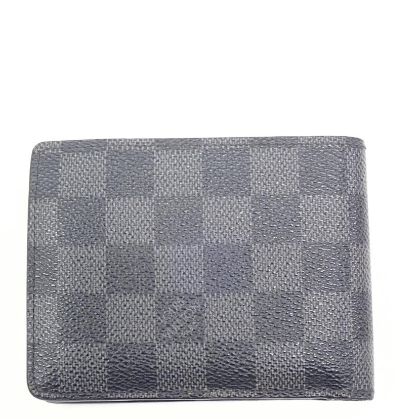 LV LV/ポルトフォイュミュルティプル／ダミエグラフィット/N62663//CT2***/Bランク/62