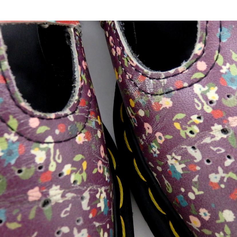 Dr．Martens　/メリージェーン　花柄　ダブルストラップ/8065 FC//BCランク/77