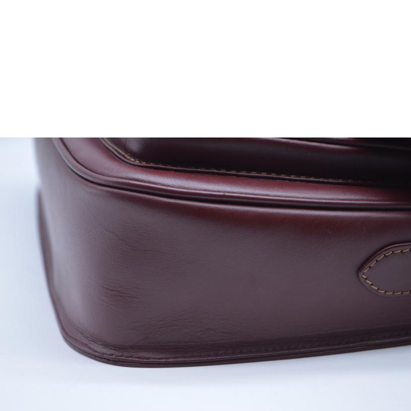 Cartier　 カルティエ/マストラインフラップレザー　ショルダー／ボルドー//ABランク/89