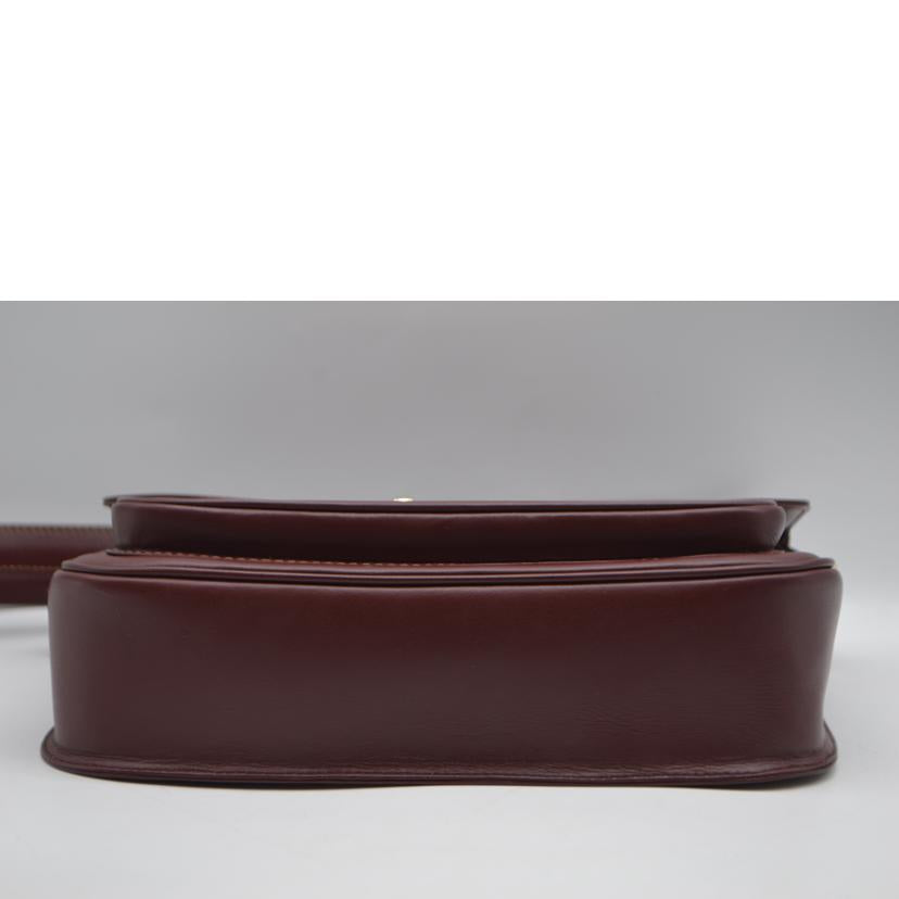 Cartier　 カルティエ/マストラインフラップレザー　ショルダー／ボルドー//ABランク/89