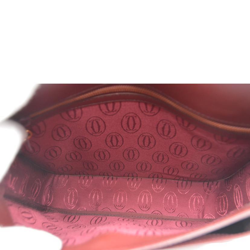 Cartier　 カルティエ/マストラインフラップレザー　ショルダー／ボルドー//ABランク/89