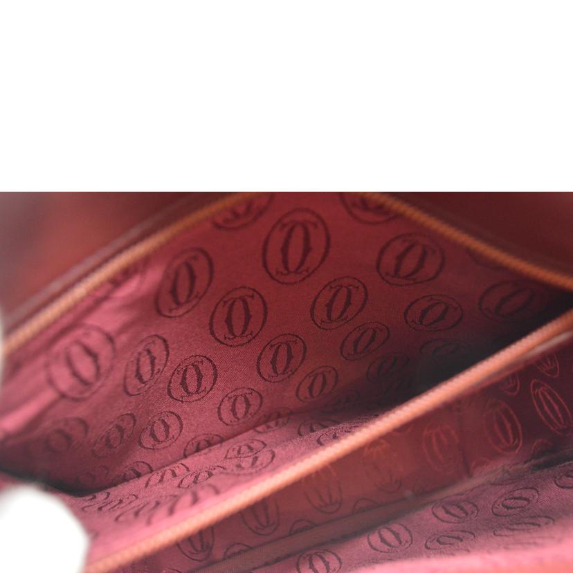 Cartier　 カルティエ/マストラインフラップレザー　ショルダー／ボルドー//ABランク/89