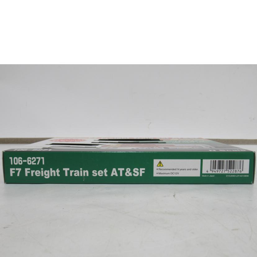 KATO　USA/Nゲージ／F7貨物列車セット　AT＆SF/106-6271//SAランク/63
