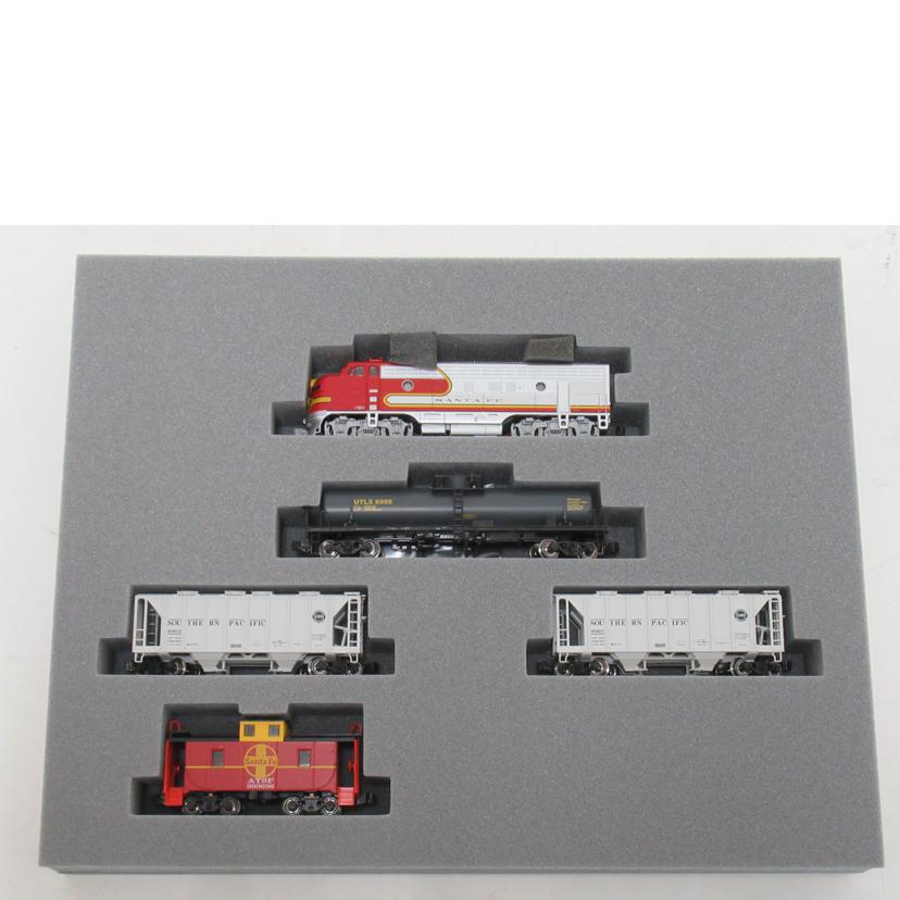 KATO　USA/Nゲージ／F7貨物列車セット　AT＆SF/106-6271//SAランク/63