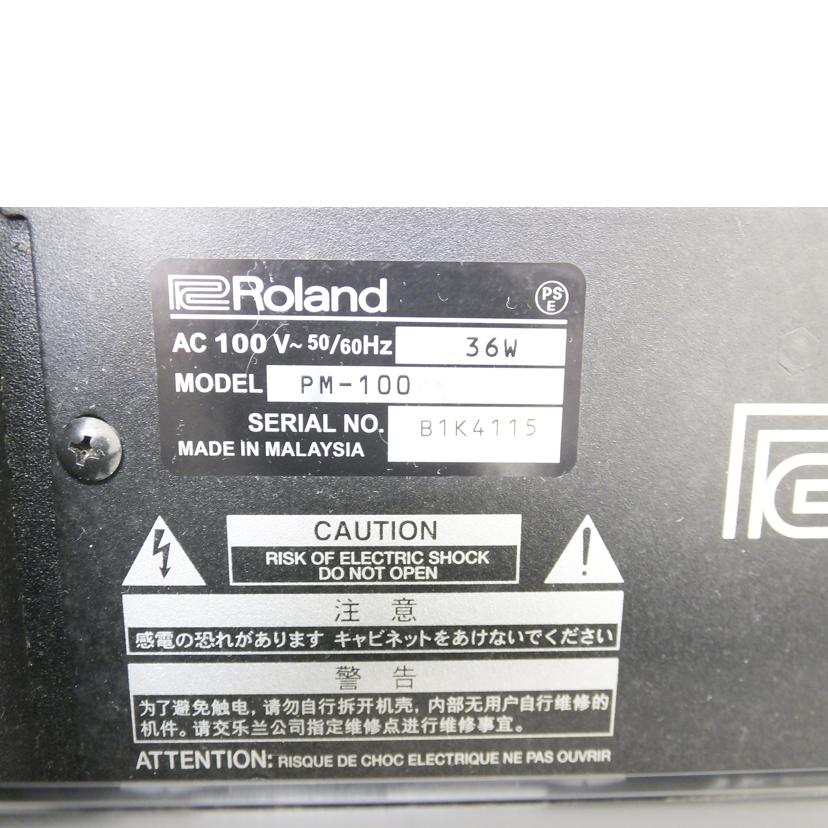 Roland ローランド/モニタースピーカー／PM－100/PM-100//B1K4115/ABランク/88