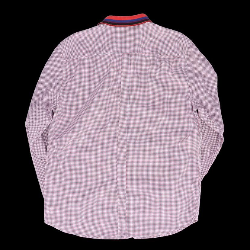 RAFSIMONS ラフシモンズ×フレッドペリー/xFREDPERRY／リブニットポロシャツ／千鳥格子／希少／入手困難//ABランク/24
