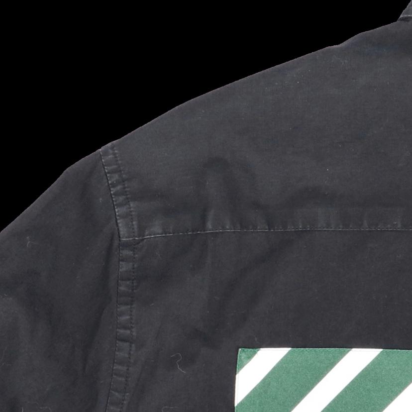 RAFSIMONS ラフシモンズ/xFREDPERRY／ストライプパッチボタンダウンシャツ／14AW／入手困難／希少//ABランク/24