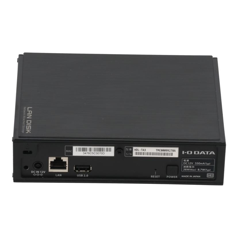 I.O DATA アイオーデータ /ネットワークHDD/HDL-TA3//TMC00099278A/Bランク/69