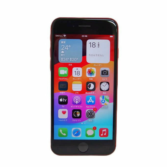 Apple アップル/iPhone　SE／第2世代／64GB／SIMフリー／プロダクトレッド/MHGR3J/A(A2296)//GWTGL5A5PLJT/Bランク/04