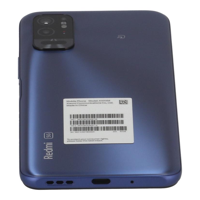 Xiaomi　SoftBank シャオミ　/スマートフォン／Redmi　Note　10T　64GB/A101XM//facb1d040422/Aランク/05
