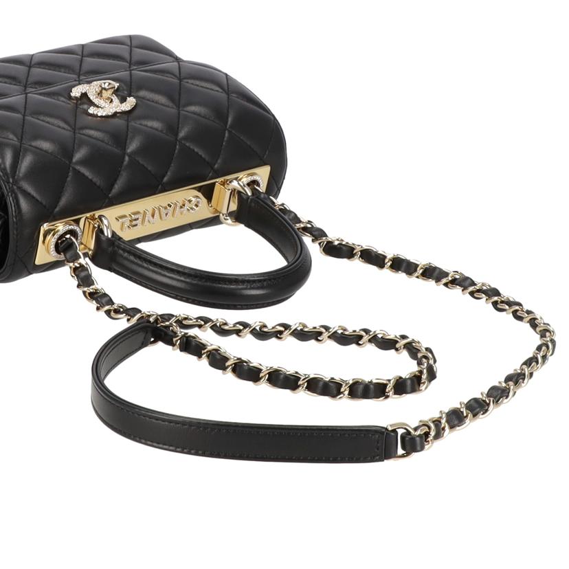 CHANEL シャネル/ビジューロゴ／トップハンドルチェーンショルダー//PXL*****/SAランク/91