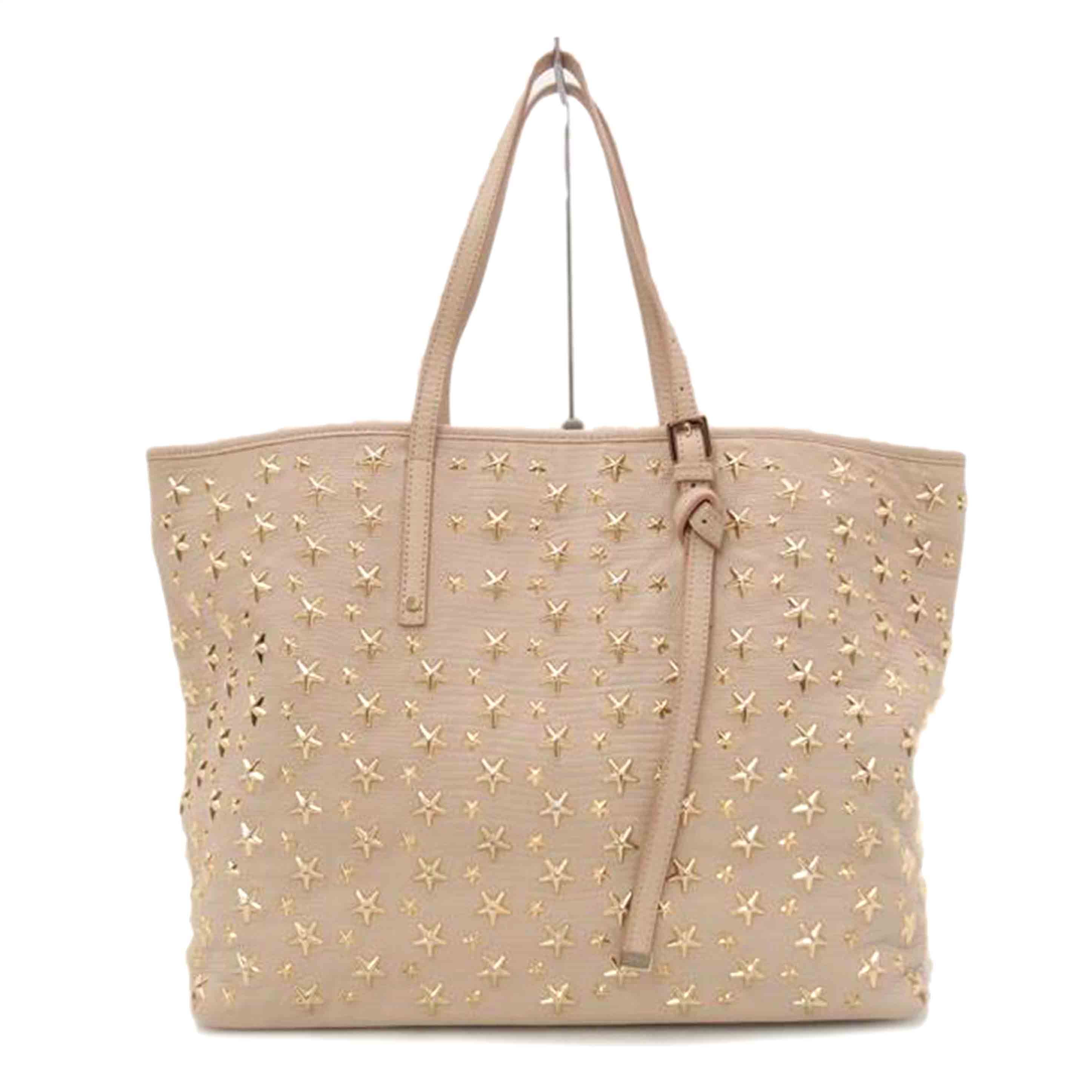 ＪＩＭＭＹ　ＣＨＯＯ ジミーチュウ　トートバッグ　ショルダーバッグ　肩掛け　ゴールド金具　レディース/サシャスタッズトート／ベージュ//1Y9***/ABランク/69