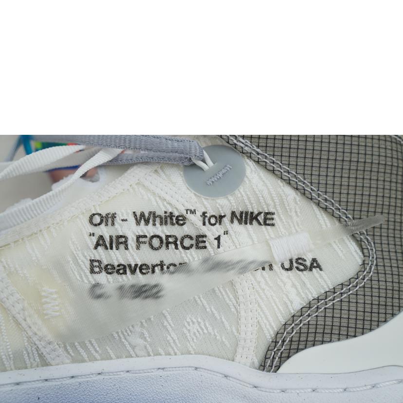NIKE ナイキ/NIKE OFF-WHITE×NIKE AIR FORCE1 MID 26.0/DO6290-100//ABランク/67