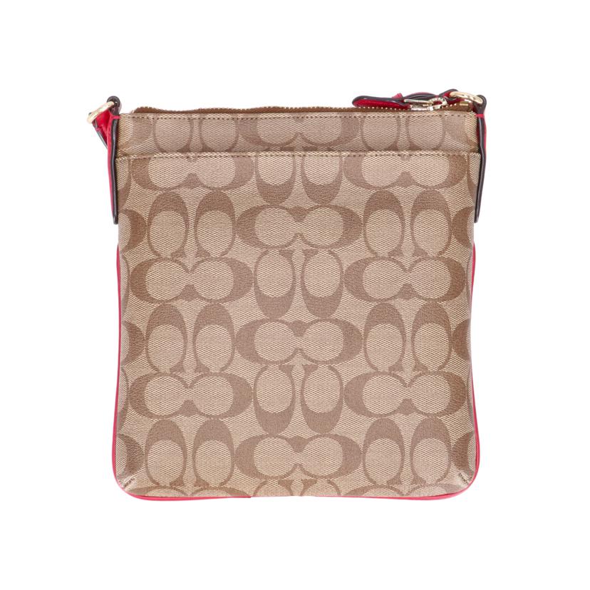 COACH コーチ/ショルダーバッグ/シグネチャー/ピンク/F58309/L18**/ABランク/06【中古】 COACH - COACH コーチ/ショルダーバッグ/シグネチャー/ピンク/F58309