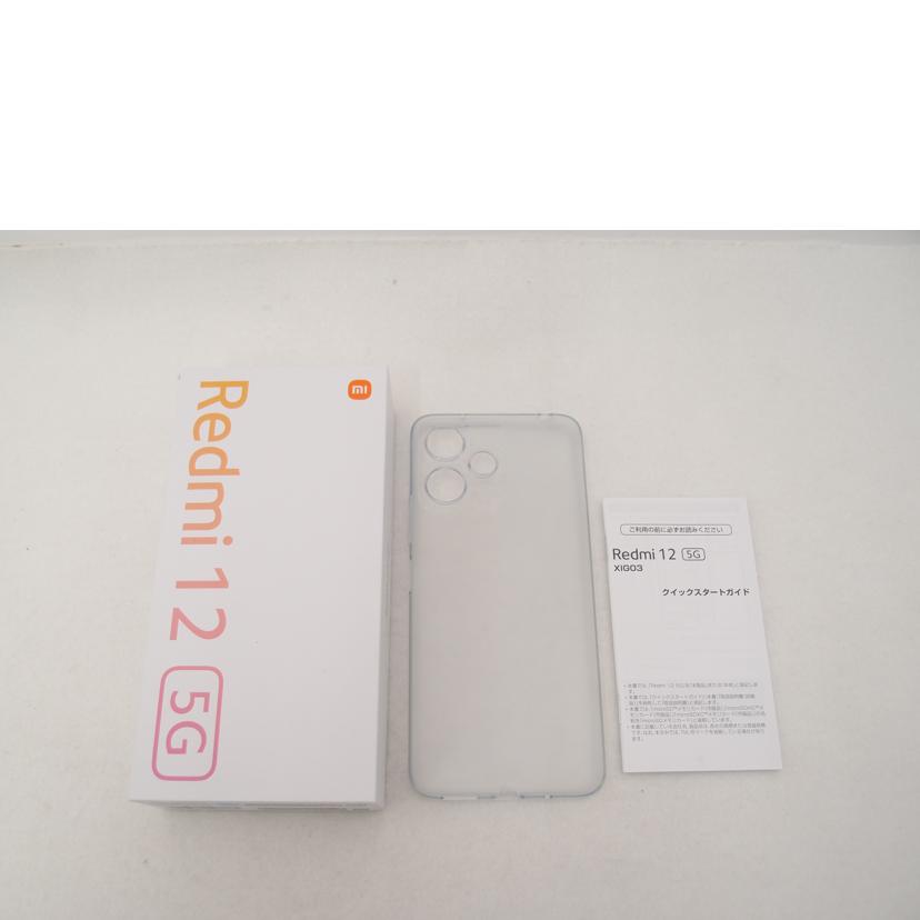 Ｘｉａｏｍｉ／ａｕ シャオミ/エーユー/Ｒｅｄｍｉ　１２　５Ｇ　１２８ＧＢ／スマートフォン/XIG03SLA//Aランク/69