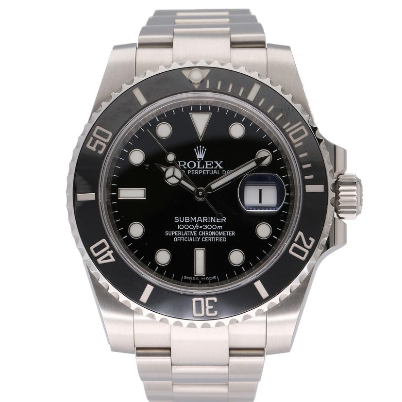 ROLEX ﾛﾚｯｸｽ/サブマリーナデイト／メンズ／黒文字盤/116610LN//15R*****/Aランク/78