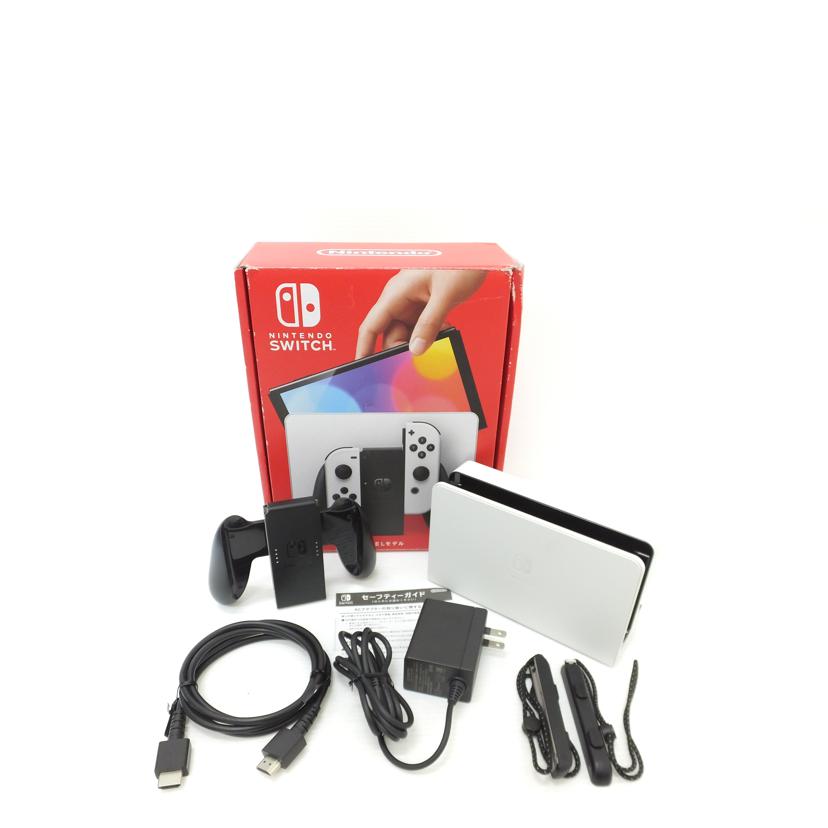nintendo 任天堂/有機ELモデルスイッチ本体ホワイト　/HEG-S-KAAAA//XTJ504192259/ABランク/88