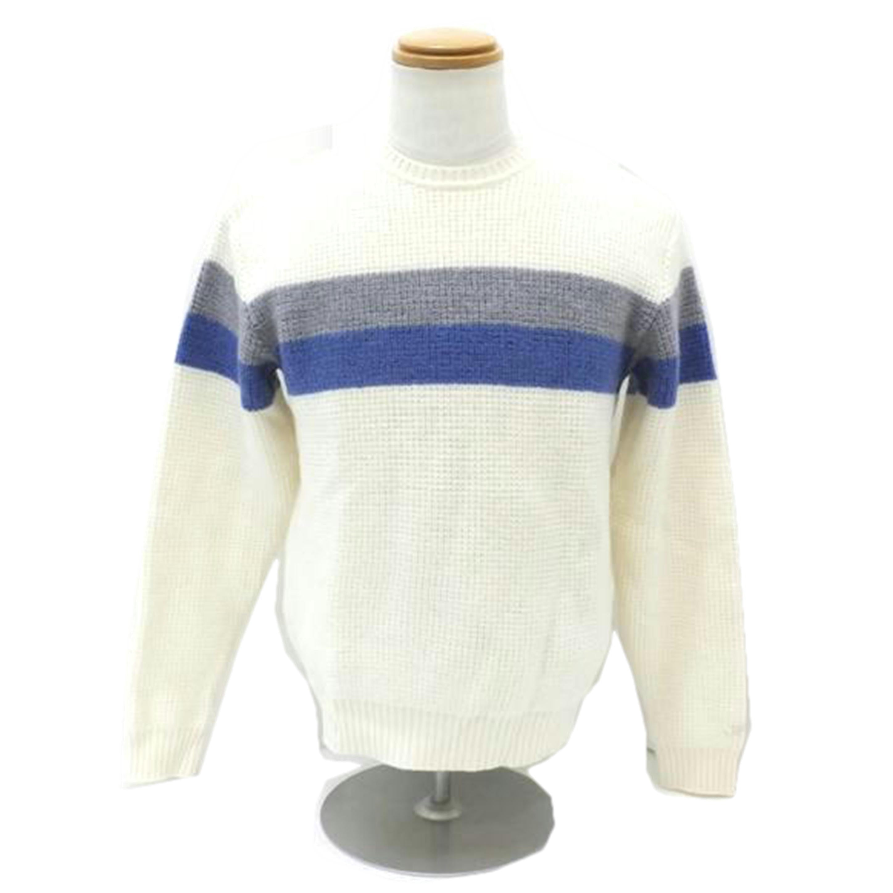 THE　FLAT　HEAD フラットヘッド/ラインボーダークールネックニット/CL-KT007//ABランク/88