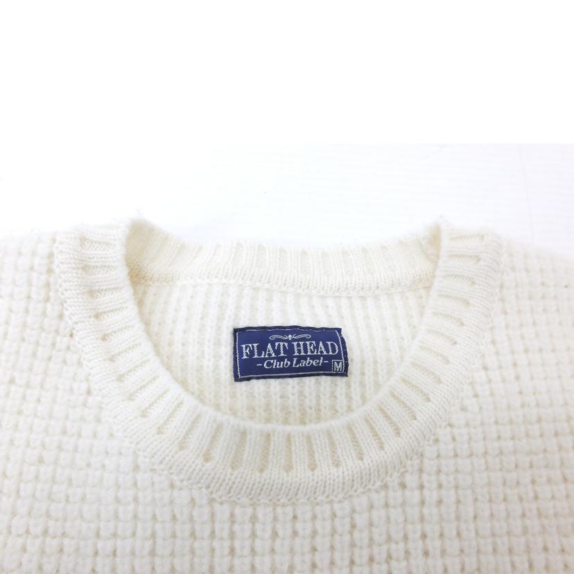 THE　FLAT　HEAD フラットヘッド/ラインボーダークールネックニット/CL-KT007//ABランク/88