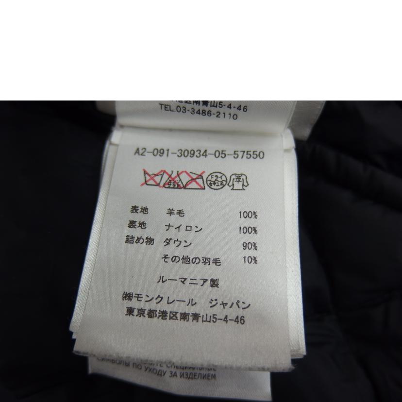MONCLER ﾓﾝｸﾚｰﾙ/MONCLERキルティングジャケット／ブラック/A20913093405 57550//Bランク/82