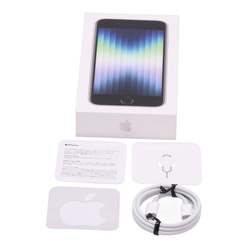 Apple　SIMロックなし アップル　/iPhone　SE　第3世代　128GB/MMYG3J/A//XNC652MRWD/ABランク/82