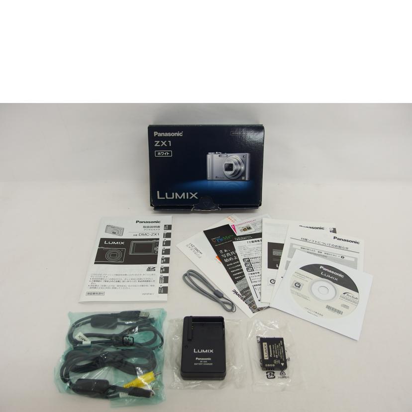 Panasonic パナソニック/LUMIX／コンパクトデジタルカメラ／ホワイト/DMC-ZX1//FD9KA004840/Bランク/04