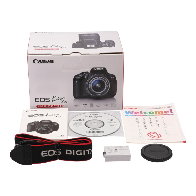 Canon キヤノン/デジタル一眼　ダブルズームキット/EOS Kiss X7i ﾀﾞﾌﾞﾙｽﾞｰﾑｷｯﾄ//321034005171/Cランク/84