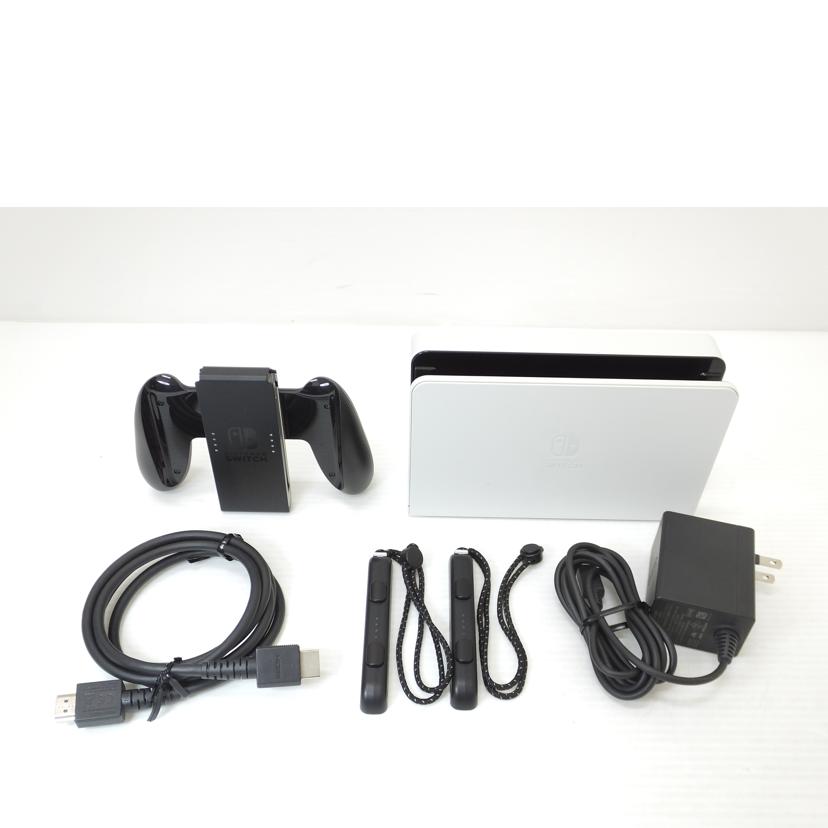 nintendo 任天堂/有機ELモデルスイッチ本体ホワイト/HEG-S-KAAAA//XTJ10757477970/ABランク/88