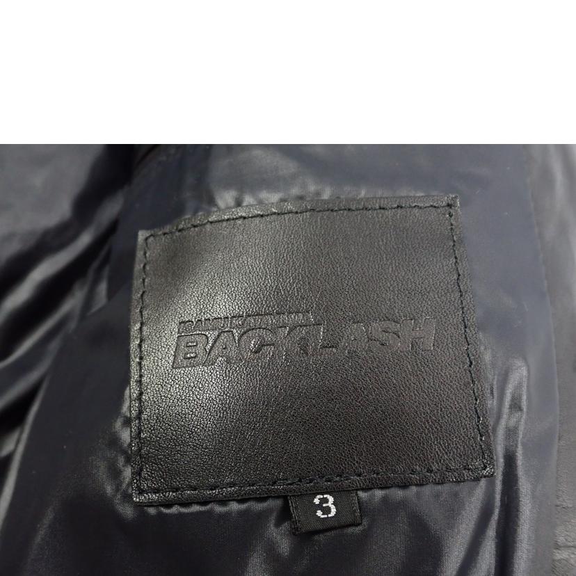 ISAMUKATAYAMA　BACKLASH イサムカタヤマバックラッシュ/★BACKLASH　カンガルーレザーダウンJKT　/1146-02//3/ABランク/62
