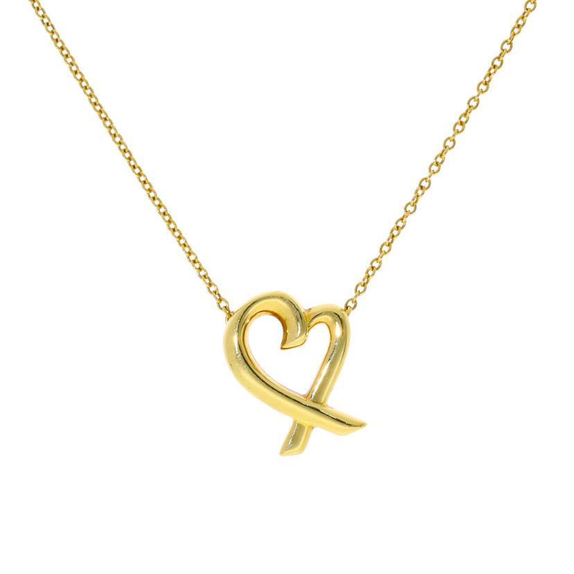 TIFFANY＆Co． ティファニー/750ラビリングハートネックレス//Aランク/18