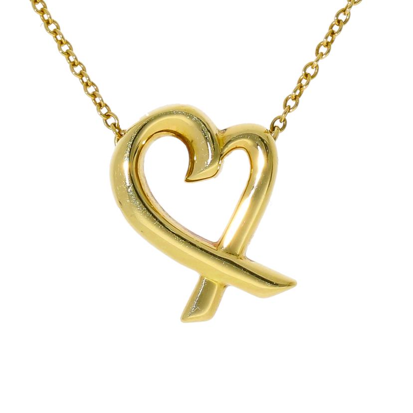 TIFFANY＆Co． ティファニー/750ラビリングハートネックレス//Aランク/18