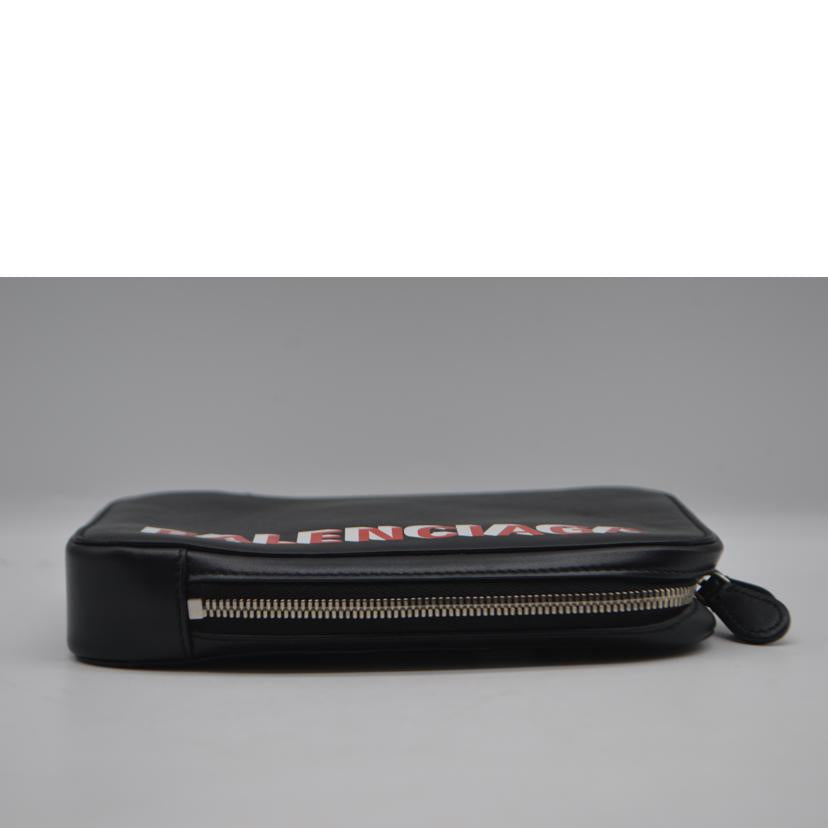 BALENCIAGA　 バレンシアガ/エブリディフォンカーフレザーポーチ／ノワール/618189//106***********/Bランク/89