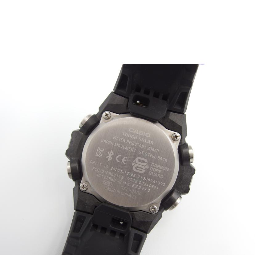 CASIO カシオ/G－SHOCK／G－STEELタフソーラー×スマホリンク/GST-B400-1AJF//213********/Aランク/04