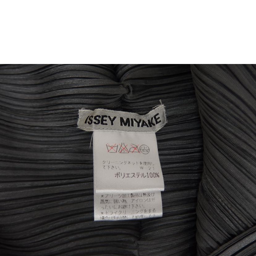 ISSEY　MIYAKE ｲｯｾｲﾐﾔｹ/ISSEY　MIYAKE　プリーツロングジャケット／グレー/IM74-JA603//ABランク/82