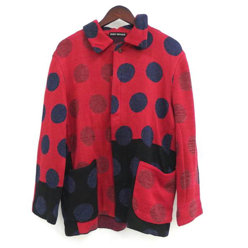 ISSEY　MIYAKE ｲｯｾｲﾐﾔｹ/イッセイミヤケ／ドット柄ヴィンテージジャケット/ME01KO019//ABランク/82