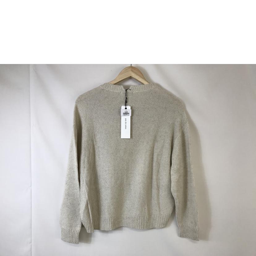 pas　de　calais パドカレ/シルクニット切り替えデザインプルオーバー/13-90-2090-220//Aランク/51