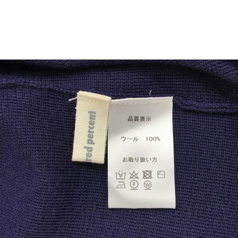 100％　a　hundrd　percent/前身フラシデザインタートルネックセーター//Aランク/51