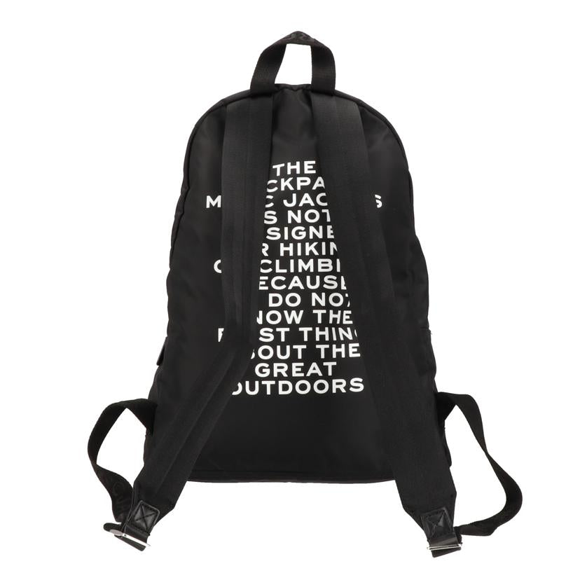 MARC　JACOBS マークジェイコブス/ナイロンバックパック／ブラック/M0015412001//ABランク/18