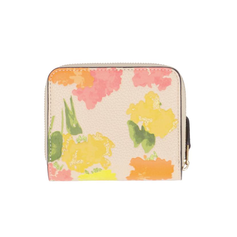 COACH コーチ/ビルフォールドウオレットフローラルプリント/CC980//E22**/Aランク/94