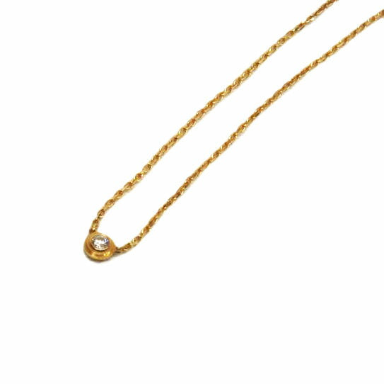 Cartier カルティエ/K18ダムールネックレスXS//ABランク/92