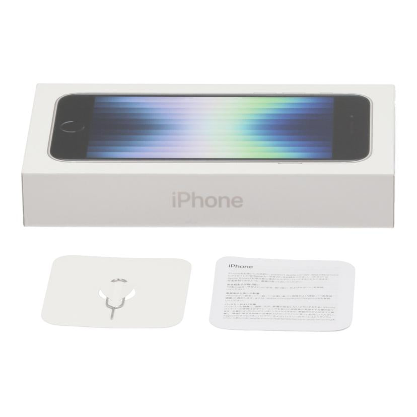 Apple　SIMロックなし アップル　/iPhone　SE　第3世代　64GB/MMYD3J/A//K9LXNHGD7D/Bランク/84