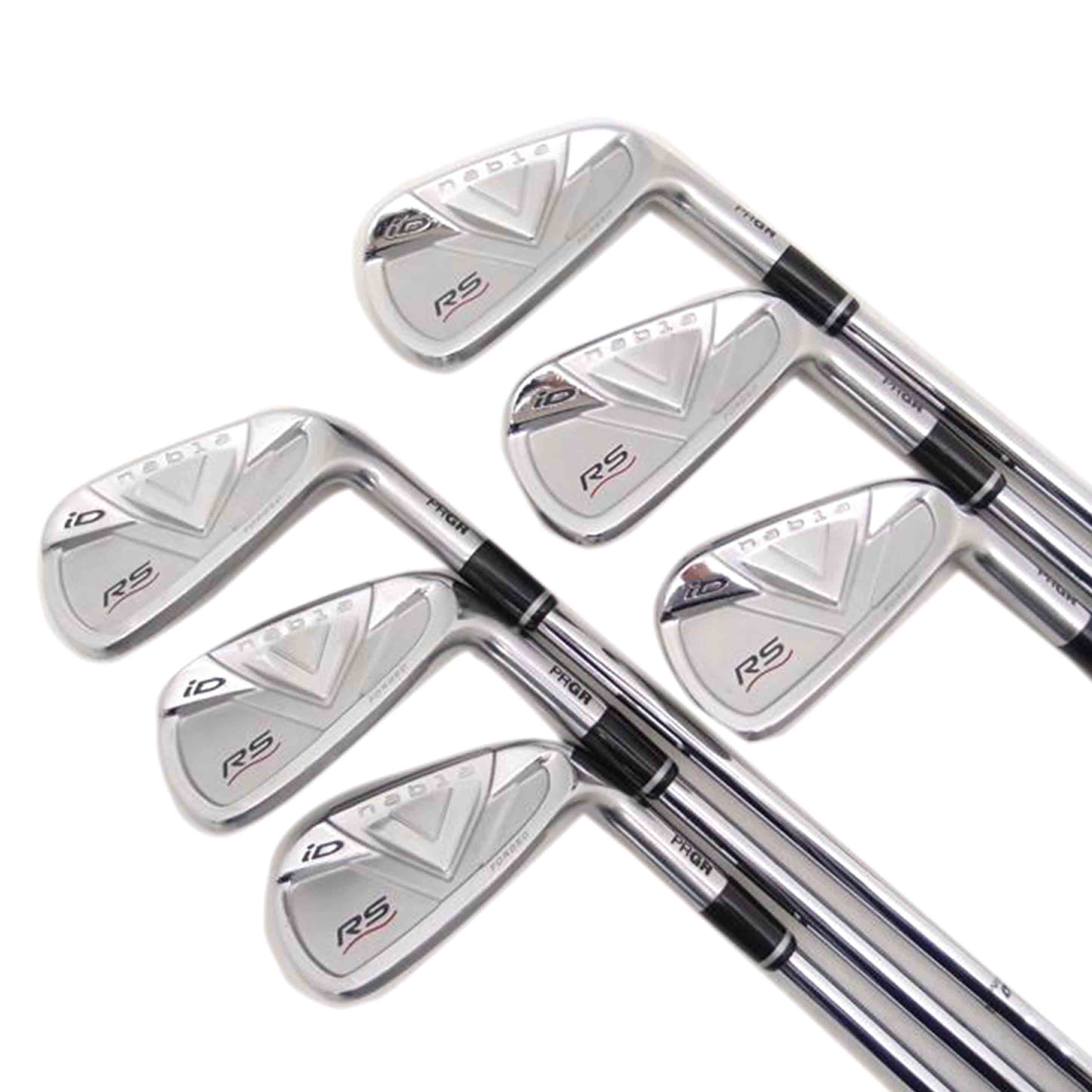ＰＲＧＲ プロギア/アイアンセット（６本）／ｉＤ　ｎａｂｉａ　ＲＳ　ＦＯＲＧＥＤ／Ｔｒｕｅ　Ｔｅｍｐｅｒ　ＸＰ９５／ＦＬＥＸ：Ｓ//Bランク/69
