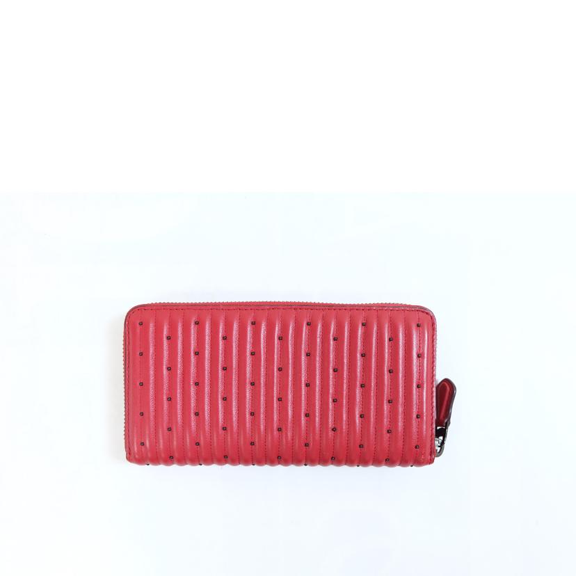 COACH コーチ/　リベットレザーアコーディオンジップウォレット/76273//E19**/Aランク/71
