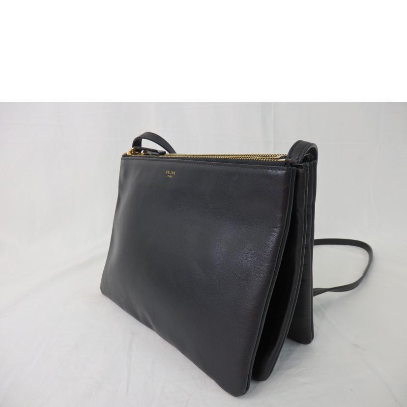 CELINE セリーヌ/トリオ／ショルダーバッグ／ネイビーブルー/171453ETA.07OC//CU-************/Aランク/84