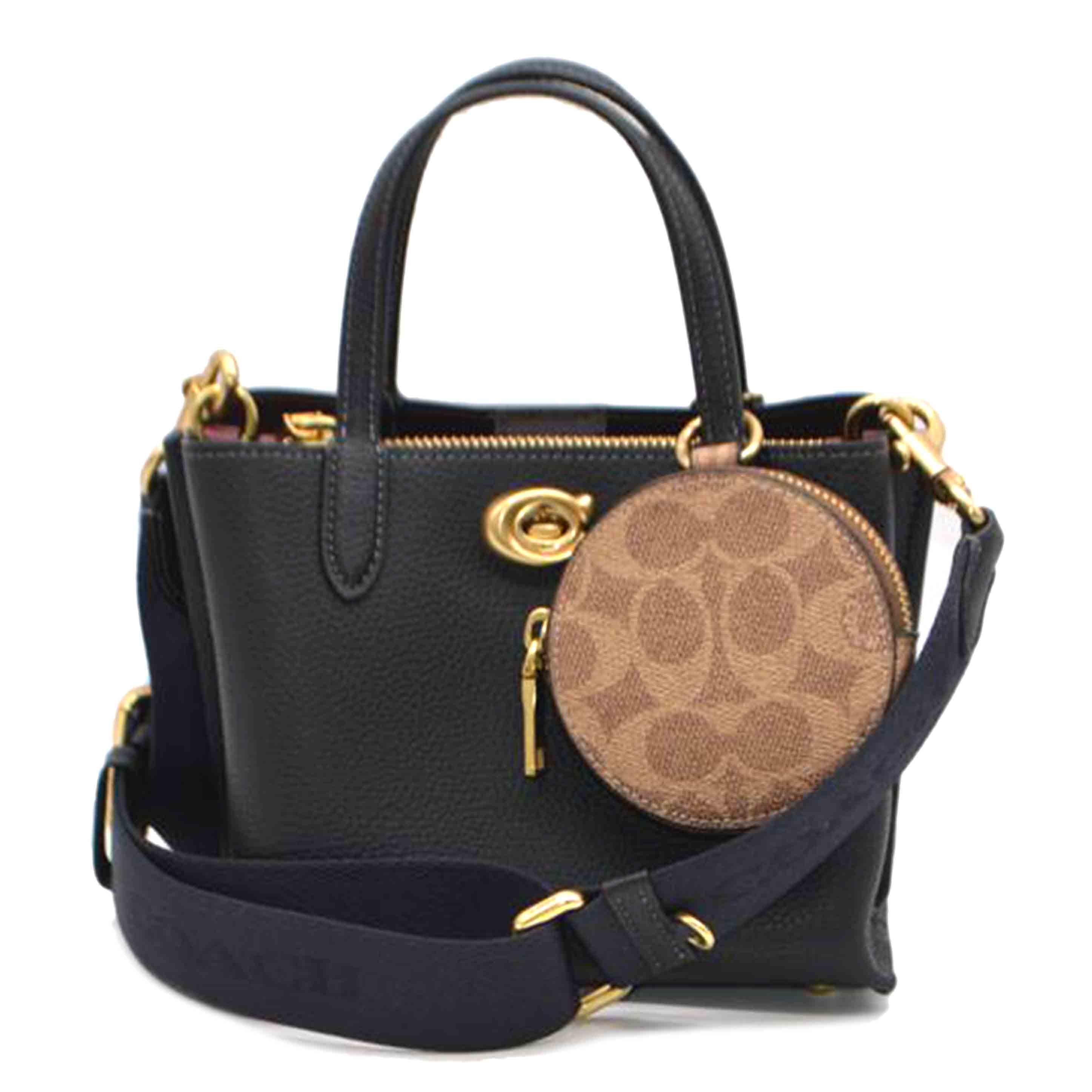 COACH コーチ/ウイロウトートバッグ18／ポリッシュドペブルレザー/CW549 //J24**/SAランク/89