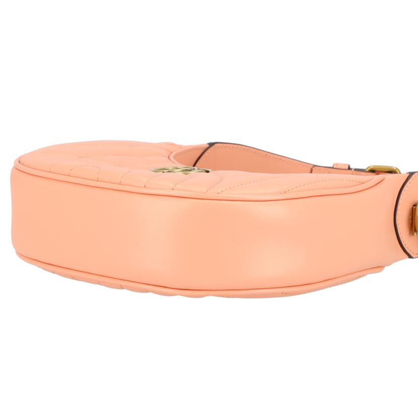 GUCCI グッチ/GGマーモントハーフムーン2Wayハンド／ピンク/699514//041*/SAランク/78