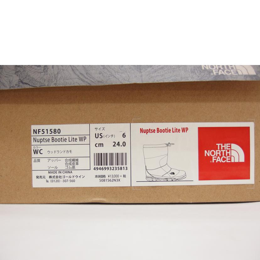 THENORTHFACE ノースフェイス/ヌプシブーティウォータープルーフ／カモフラ/NF51580//ABランク/04