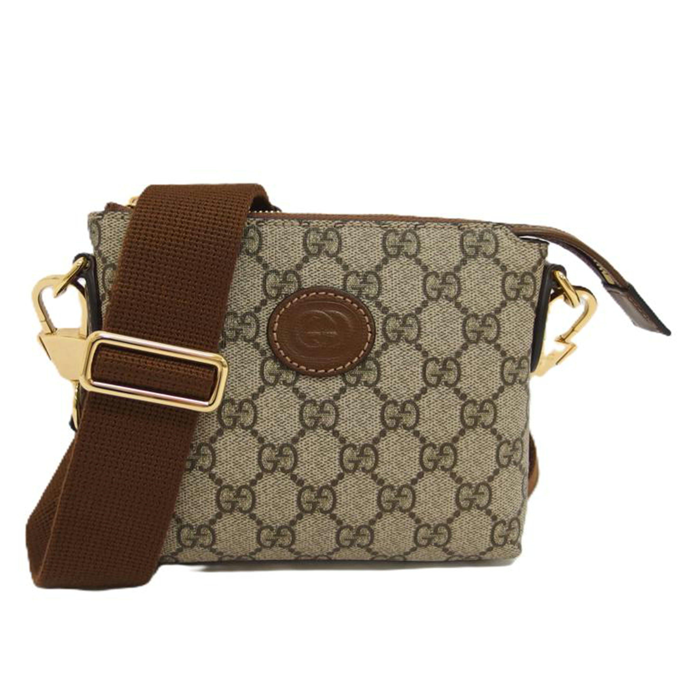 GUCCI グッチ/インターロッキングG／GGスプリーム／ショルダーバッグ/723306//498***/SAランク/04