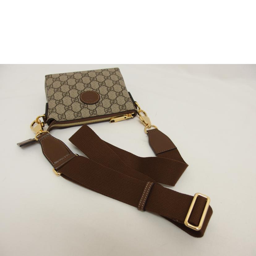 GUCCI グッチ/インターロッキングG／GGスプリーム／ショルダーバッグ/723306//498***/SAランク/04