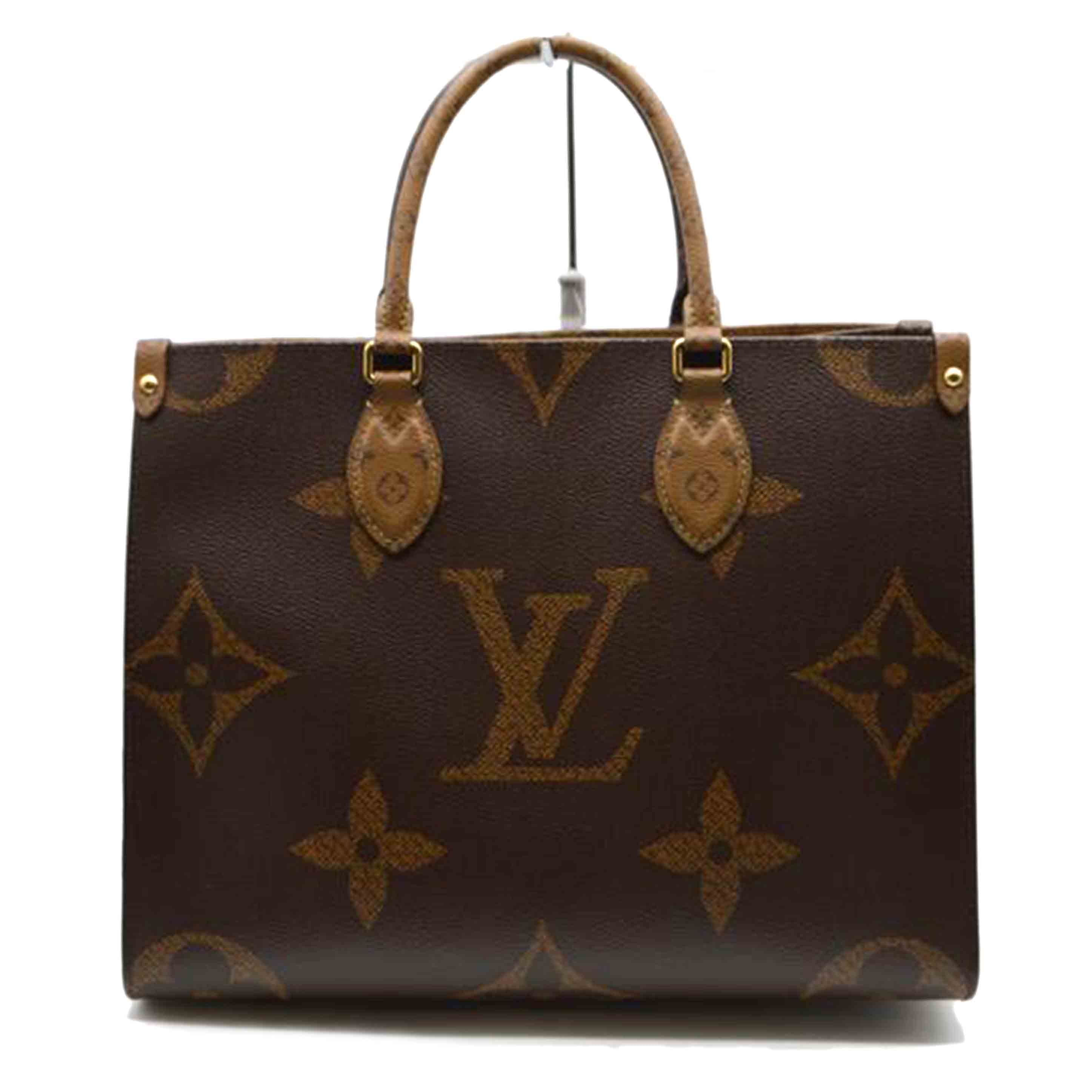 LV ルイヴィトン/オンザゴーMM新型／モノグラムジャイアント／リバース/M45321//RFI****/SAランク/89